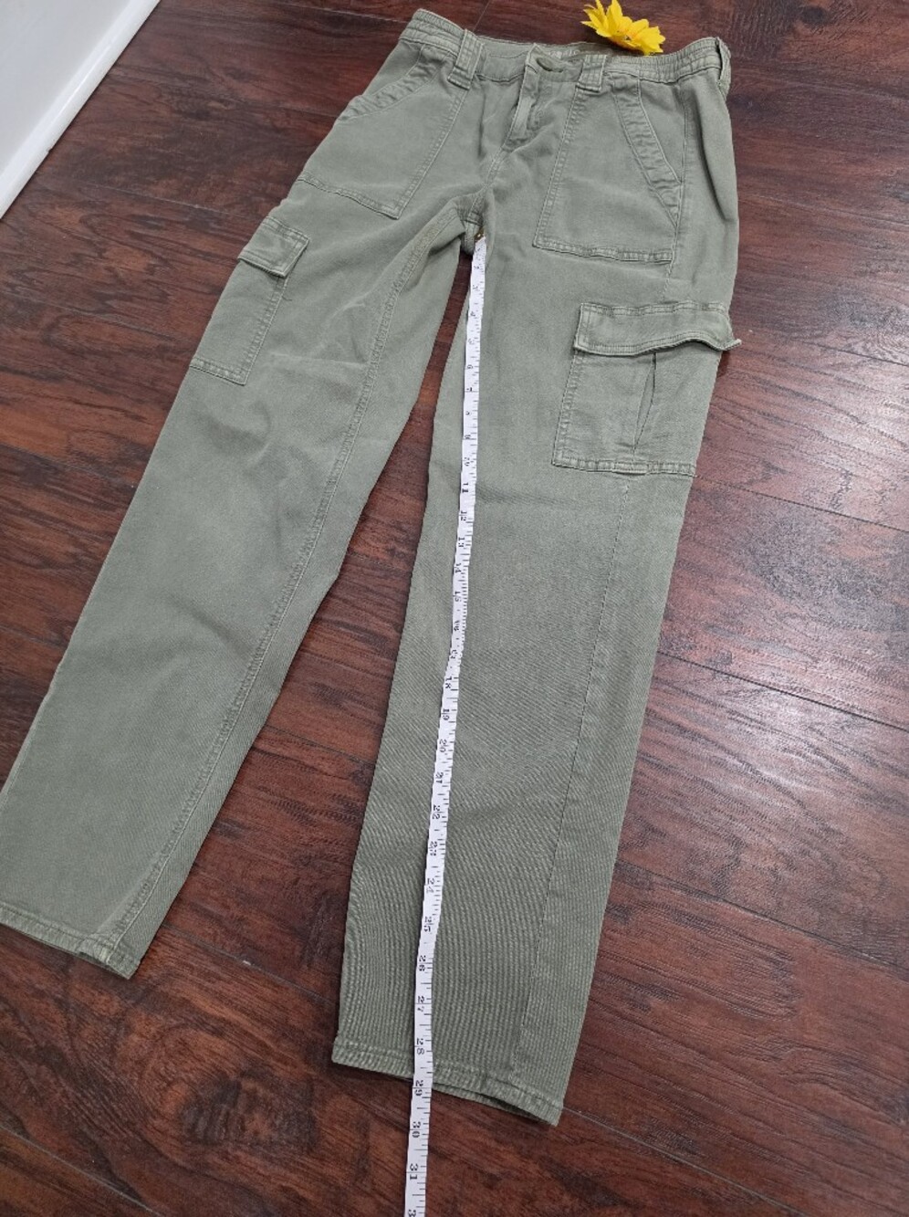 American EAGLE Utility Cargo Pants - Olive - Picture 8 of 9